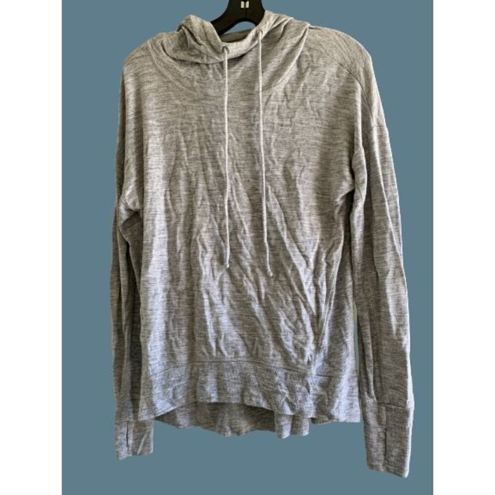 ATLETA Women's Grey Sweatshirt Pullover with Hood Size Small